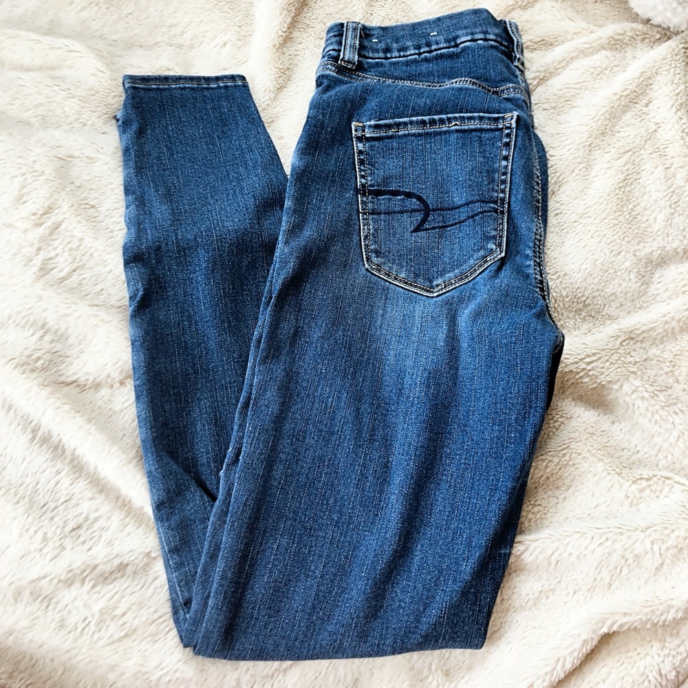 AE curvy hi rise jeggings